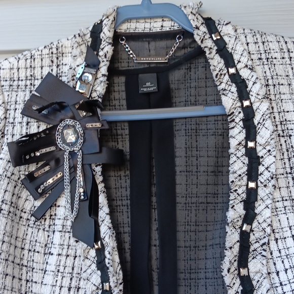 NWOT White House Black Market Tweed Jacket - Picture 3 of 5